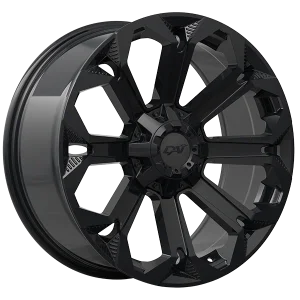 Dai Alloys – Abyss – Black – 17″x9″ 12mm – All weather Wheels – DW1281701